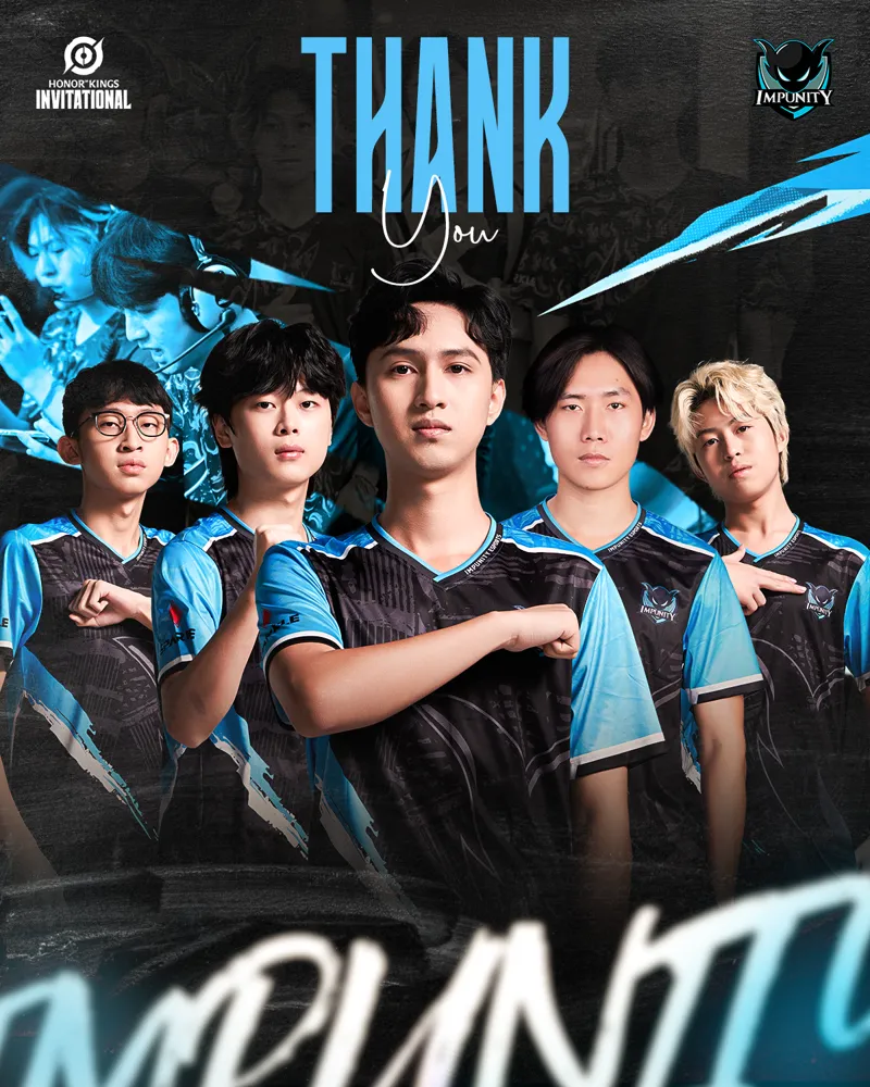 Honor of Kings thank-you post for a Cambodian team